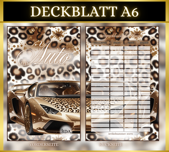 Leo Deckblatt (matt foliert) - Auto