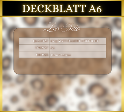 Leo Deckblatt (matt foliert) - Auto
