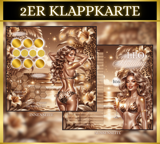 Leo Holiday 2er Klappkarte