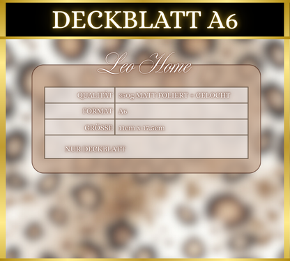 A6 Deckblatt MATT foliert - LEO Home