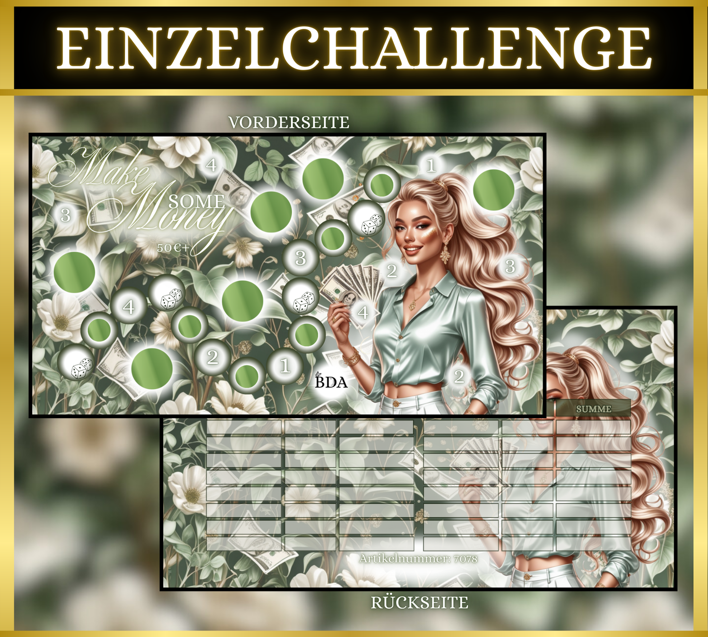 Make some Money - Einzelchallenge (matt foliert)