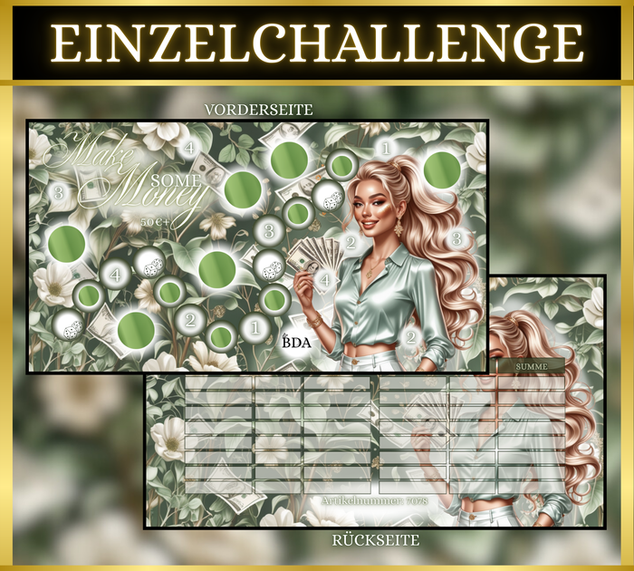 Make some Money - Einzelchallenge (matt foliert)