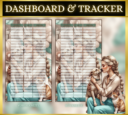 A6 Dashboard & Tracker MATT foliert - Mein Haustier