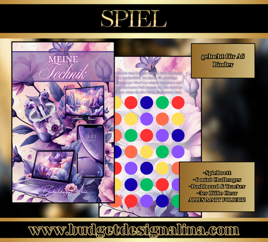 Meine Technik Farbwürfelspiel (komplett matt foliert)