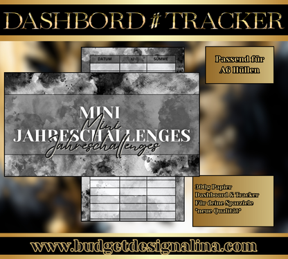 ABVERKAUF Dashboards & Tracker im Set für deine Sparziele