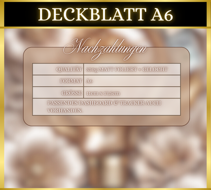 A6 Deckblatt MATT foliert - Nachzahlungen