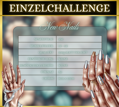 New Nails - Einzelchallenge (matt foliert)