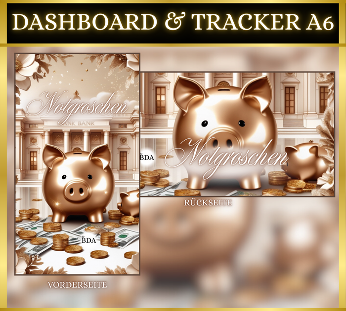 A6 Dashboard & Tracker MATT foliert - Notgroschen