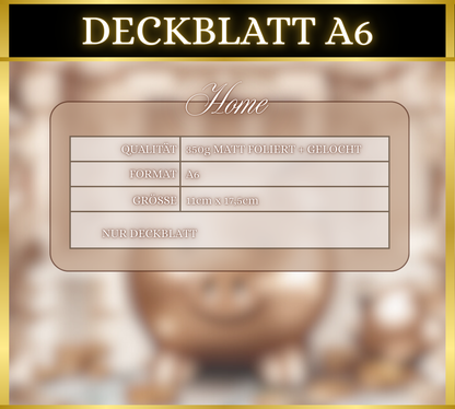 A6 Deckblatt MATT foliert - Home