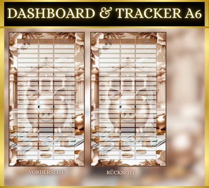 A6 Dashboard & Tracker MATT foliert - Notgroschen