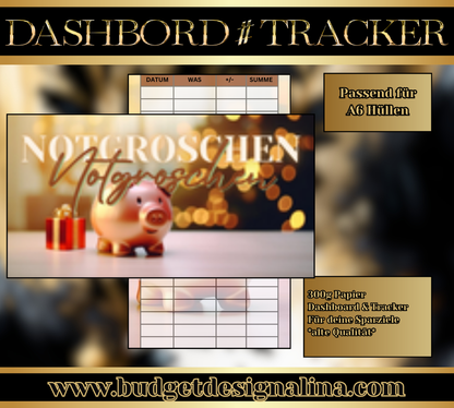 ABVERKAUF Dashboards & Tracker im Set für deine Sparziele