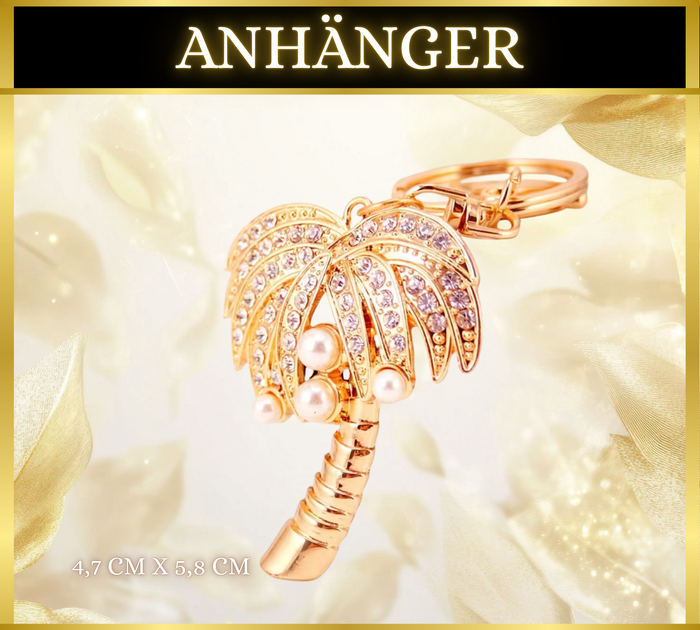 Anhänger Palme Strass