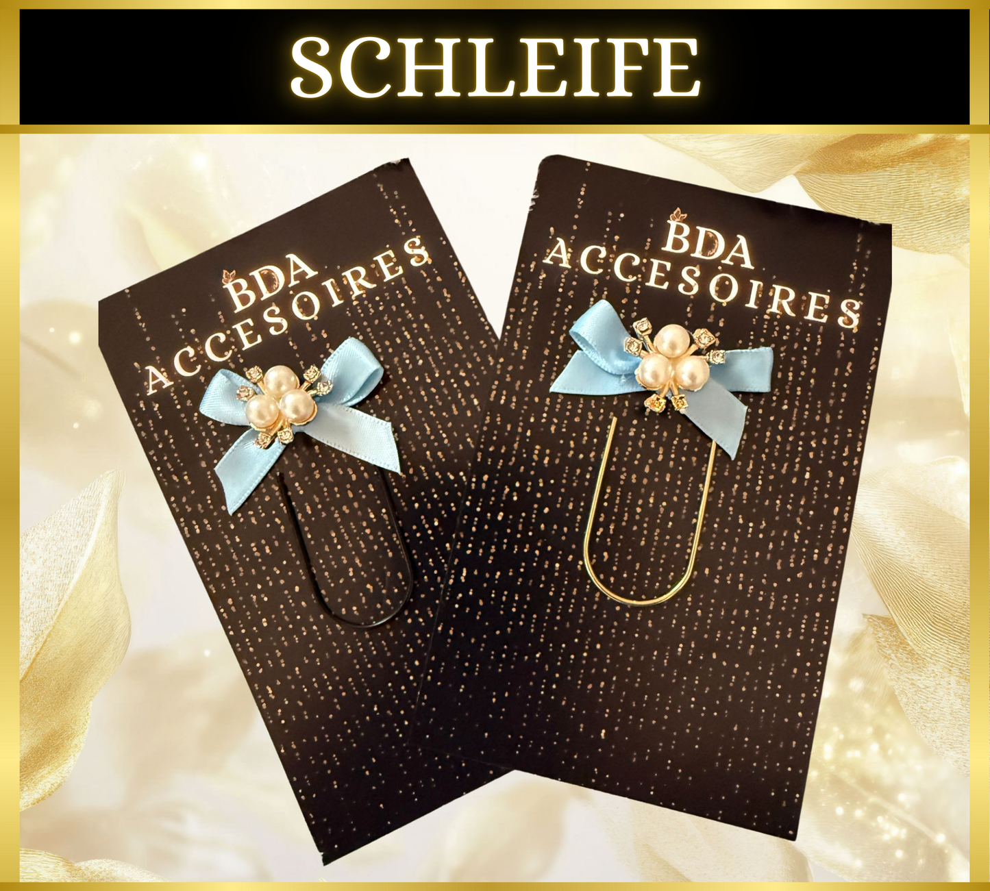 Schleife Pearl Hellblau