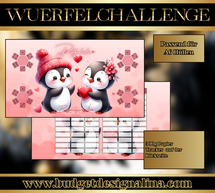 Pingu Liebe Würfelchallenge