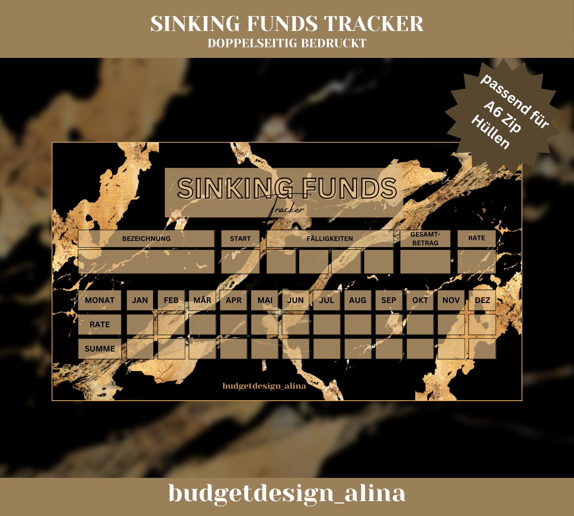 Sinking Funds Tracker