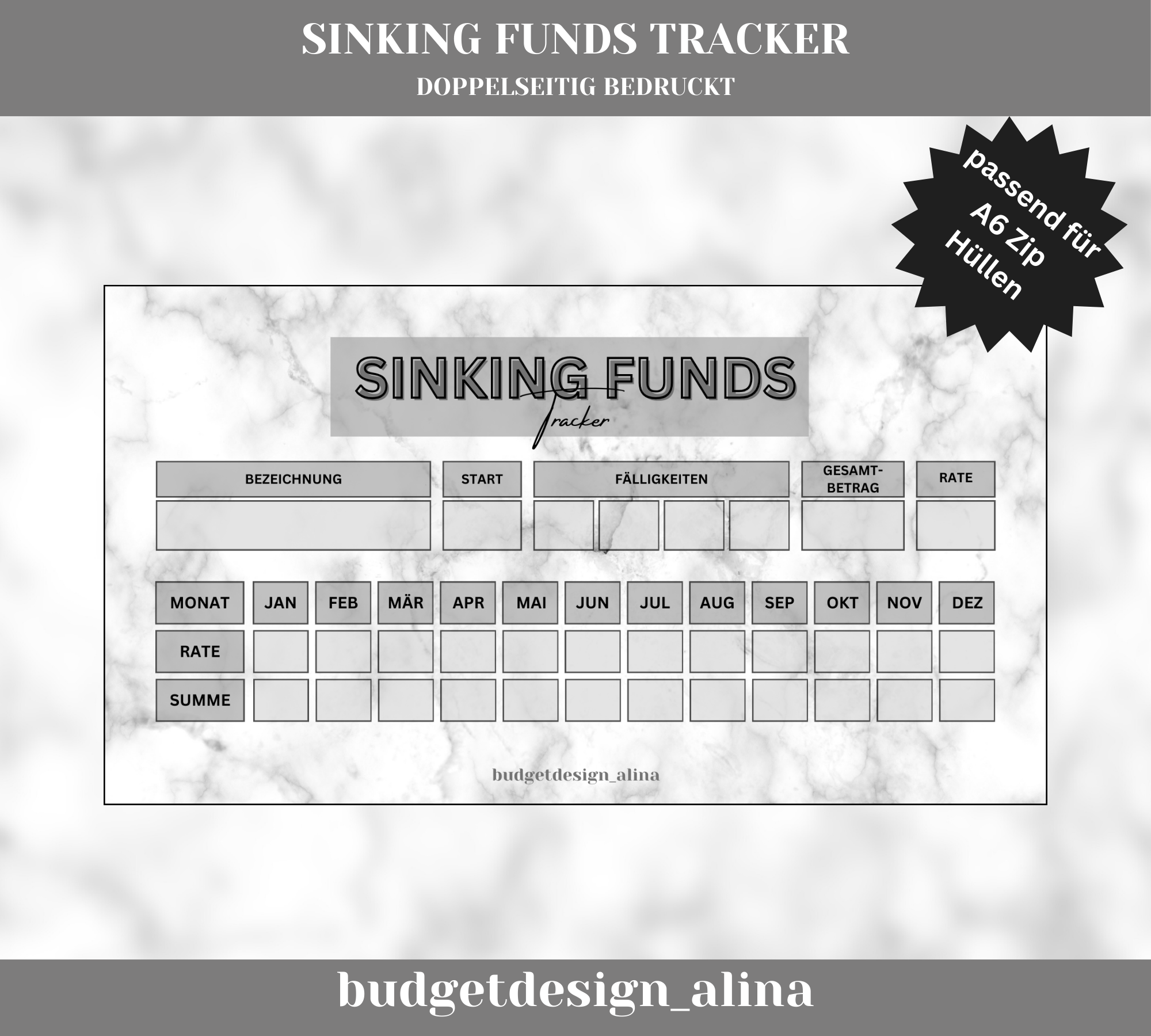 Sinking Funds Tracker