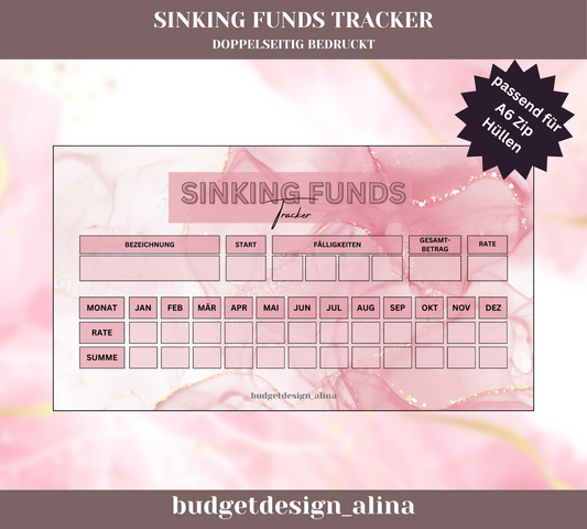 Sinking Funds Tracker