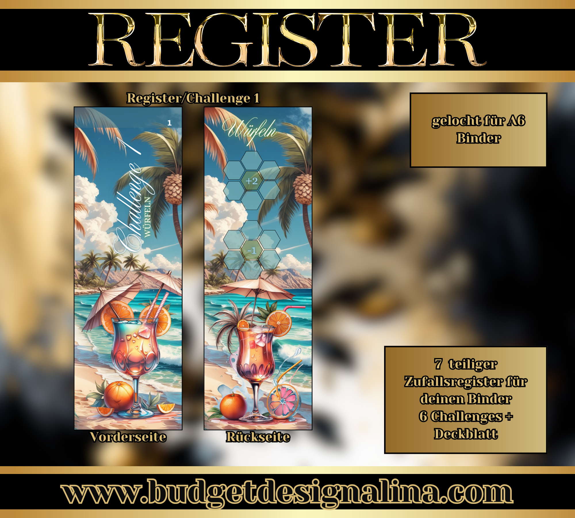 Register Challenges "Urlaub"