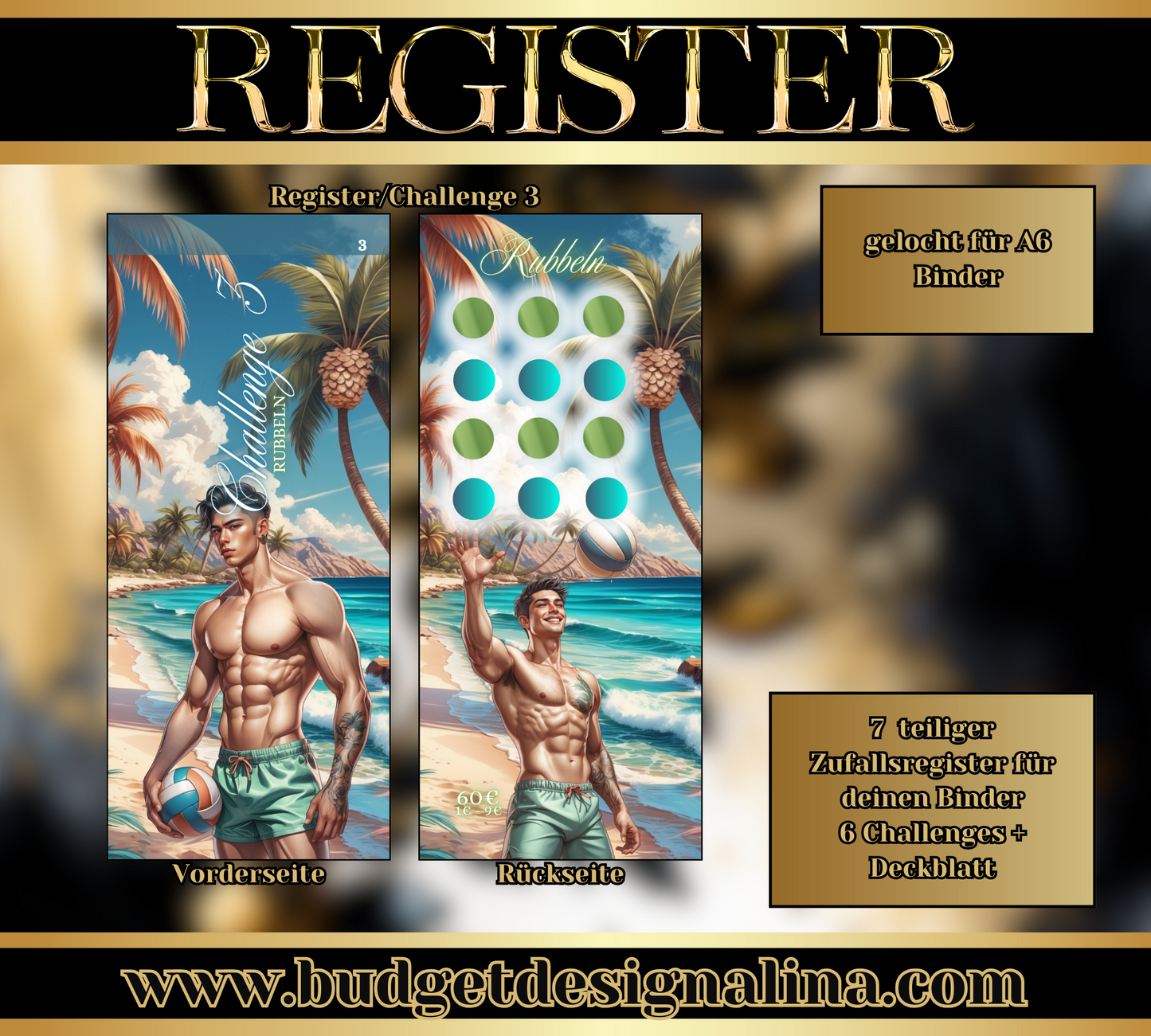 Register Challenges "Urlaub"