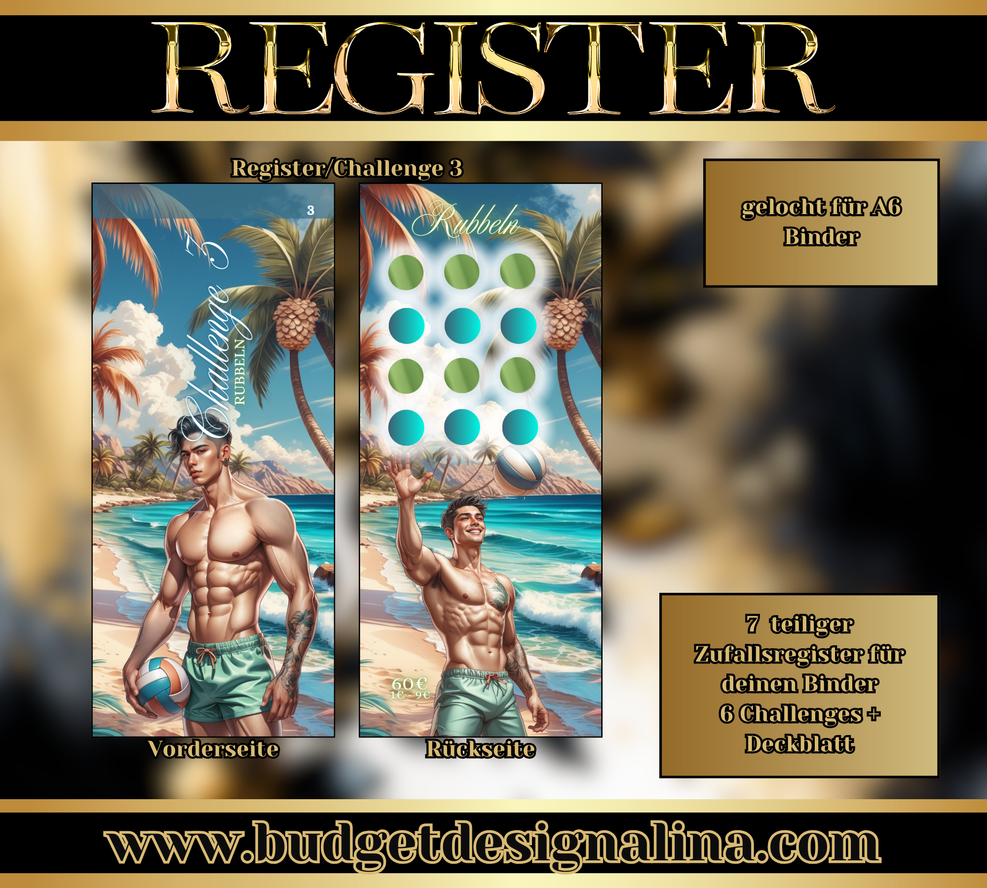 Register Challenges "Urlaub"