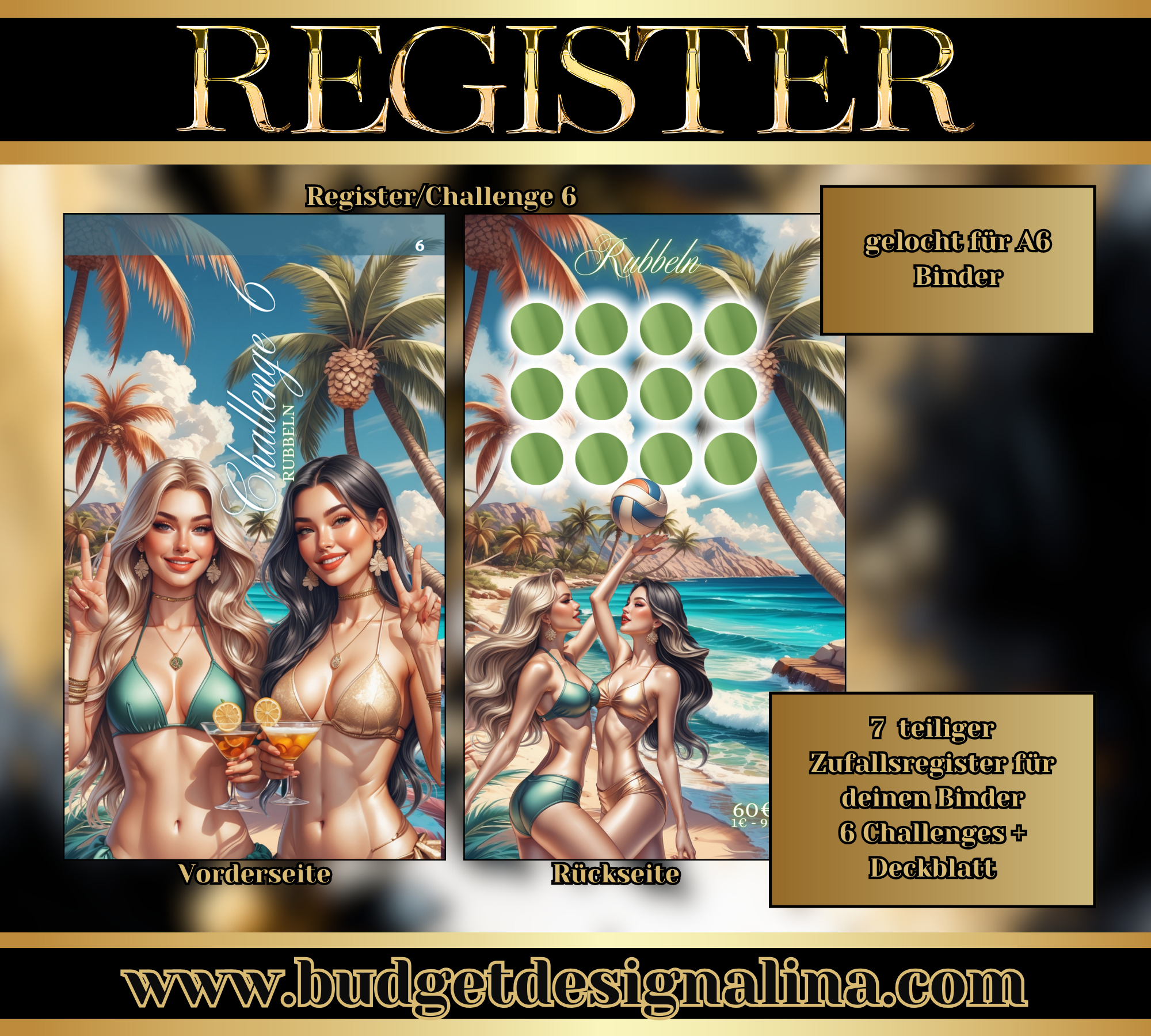 Register Challenges "Urlaub"