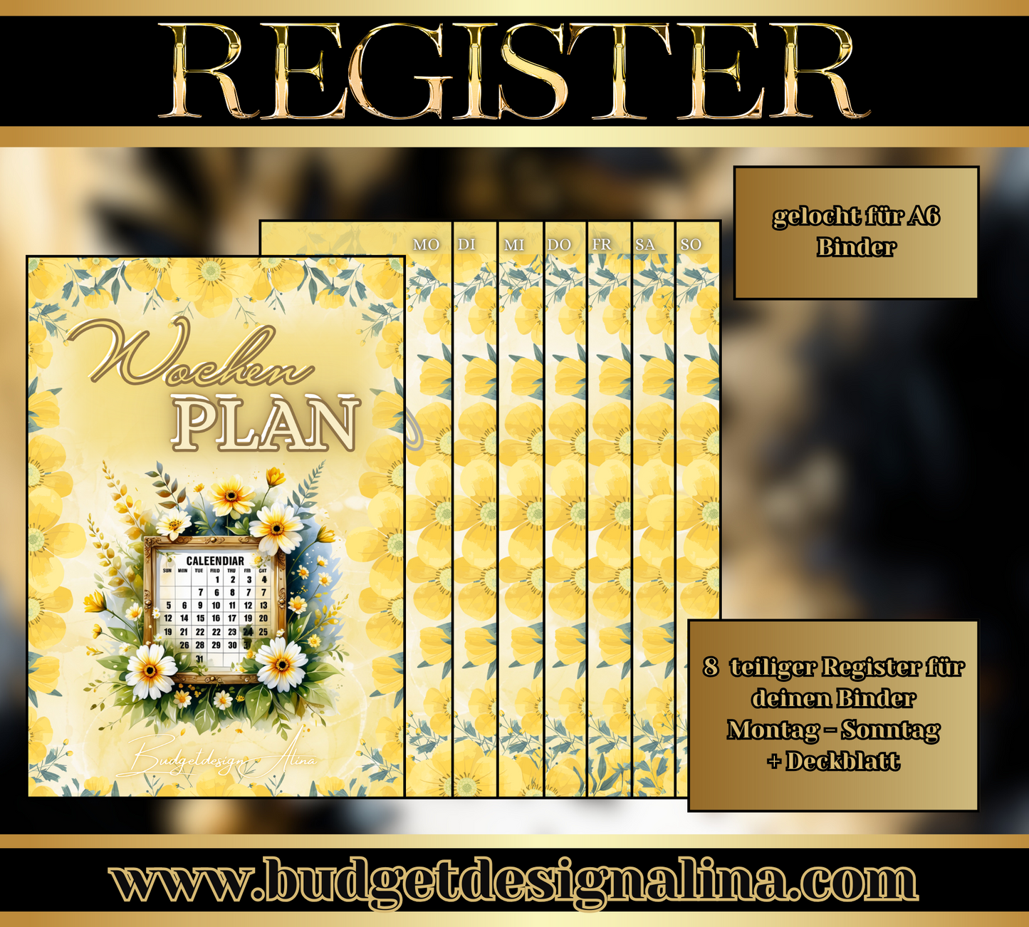 Register "Wochenplan"