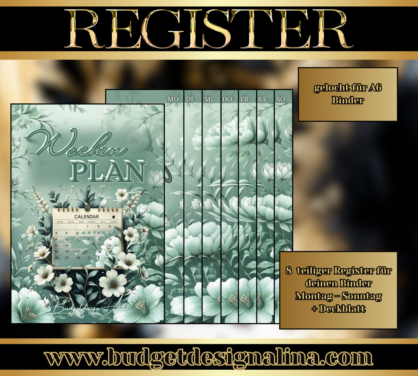 Register "Wochenplan"