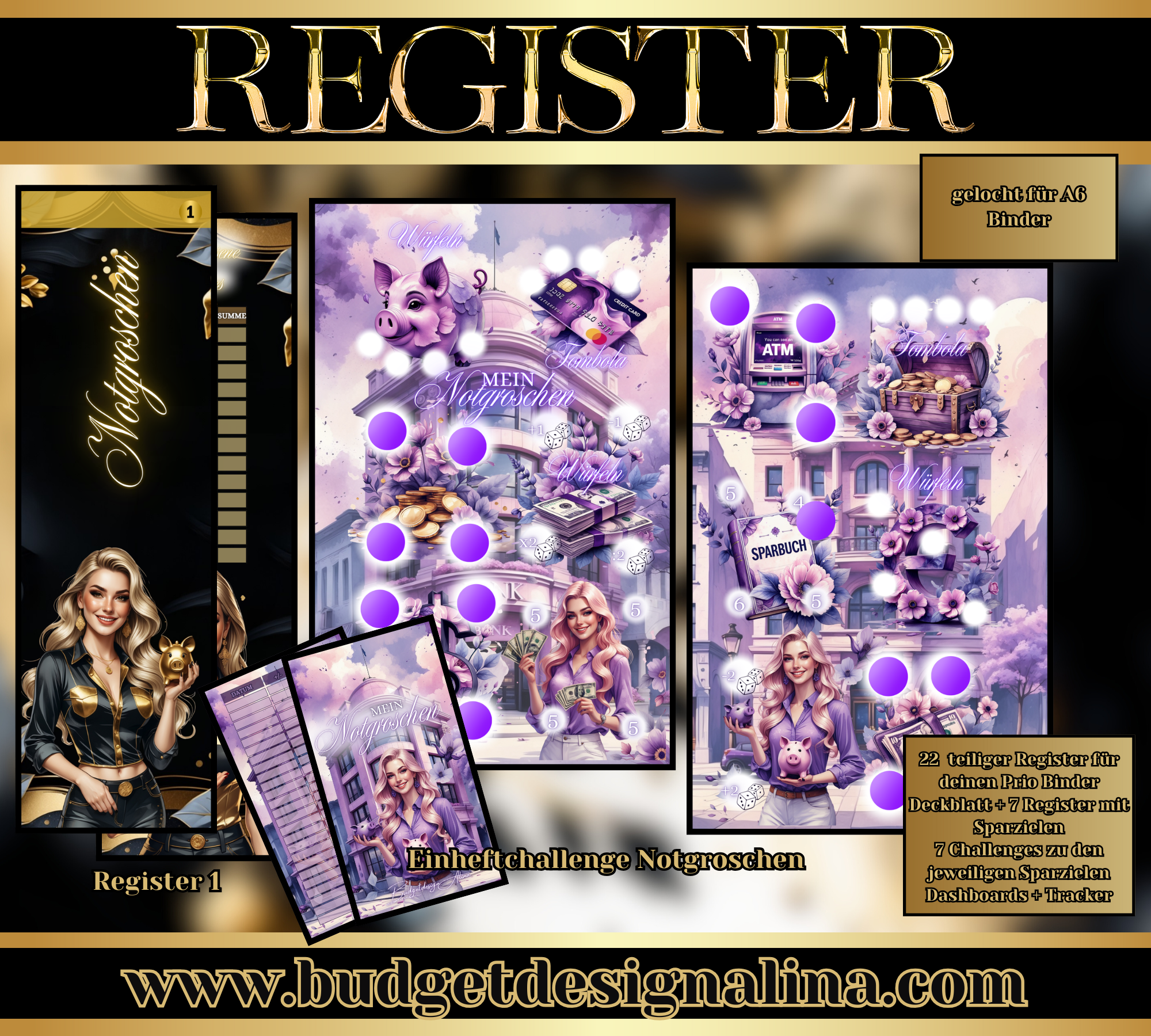 Registerset "Prio" inkl. 7 Challenges