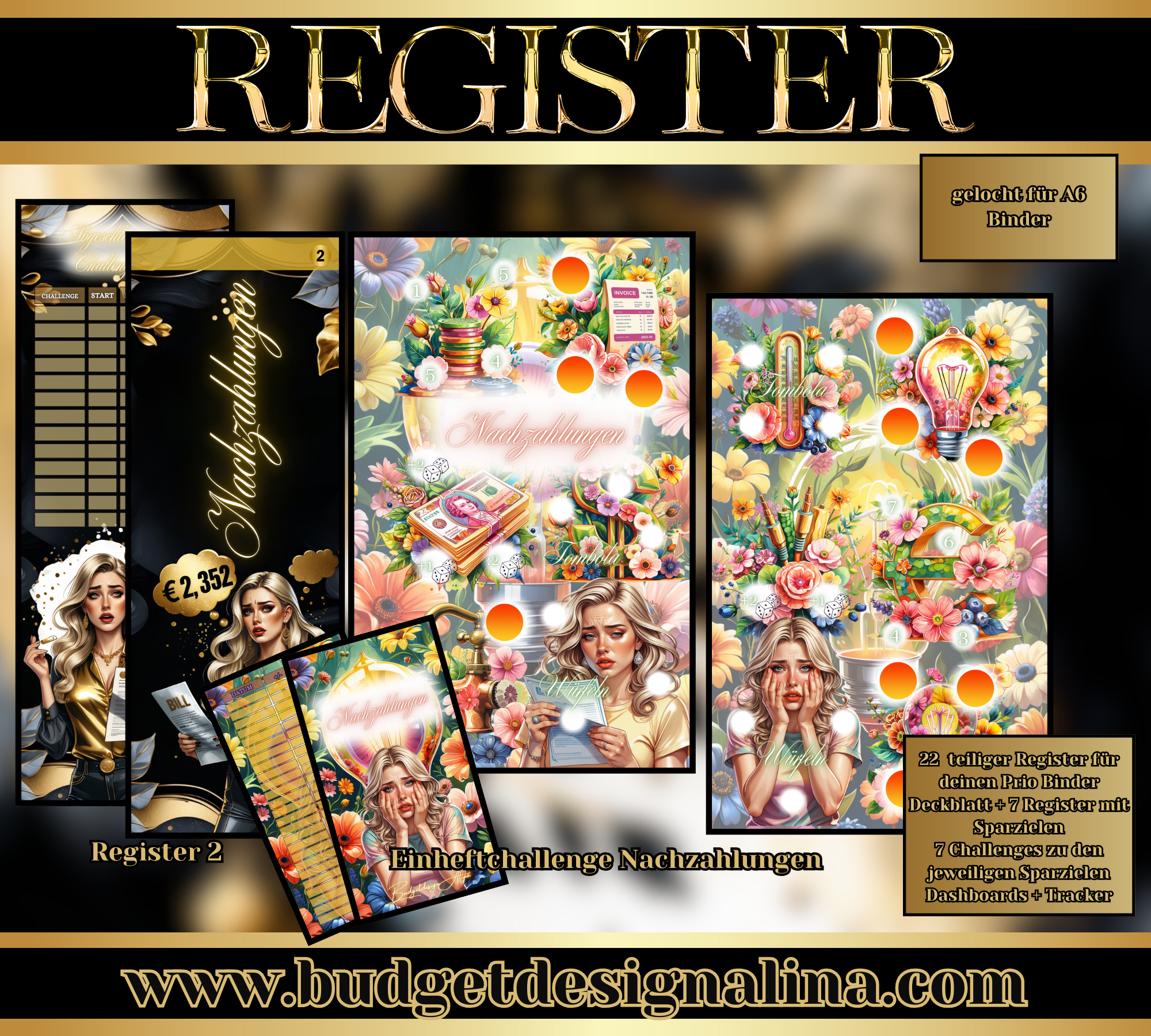 Registerset "Prio" inkl. 7 Challenges