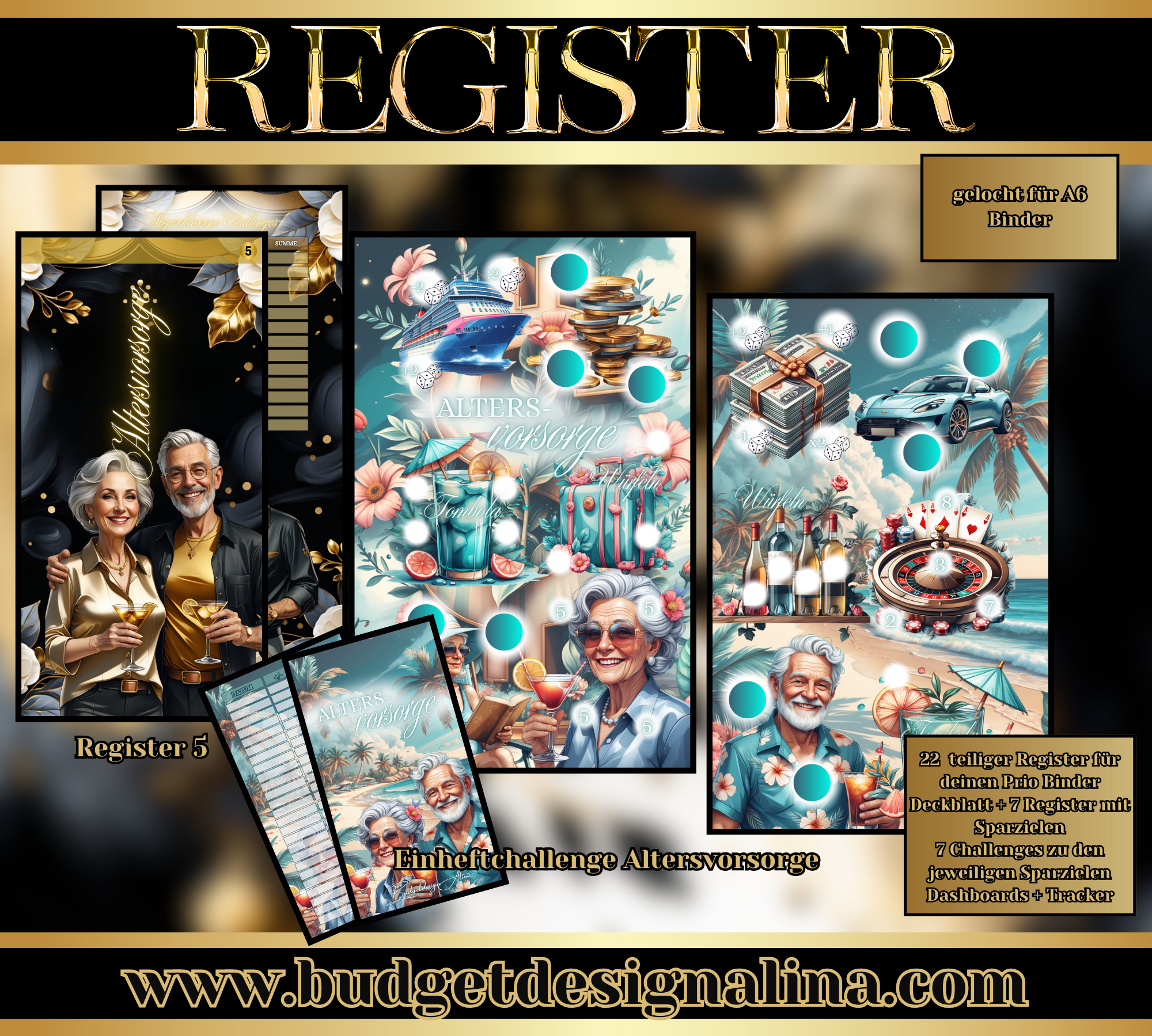 Registerset "Prio" inkl. 7 Challenges