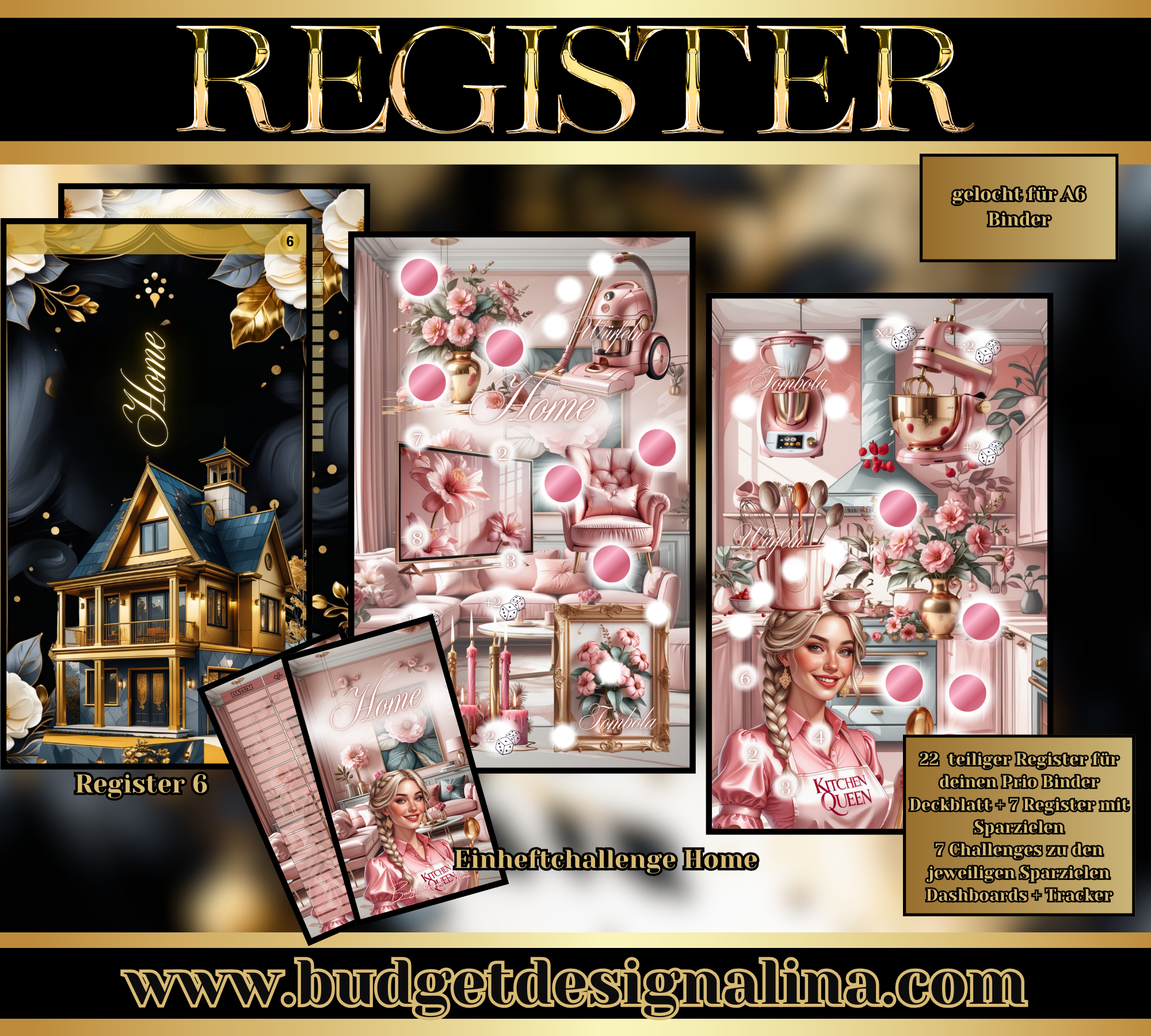 Registerset "Prio" inkl. 7 Challenges