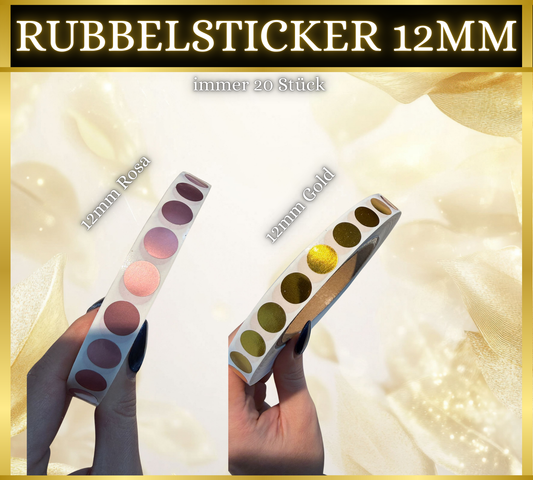Rubbelsticker 12mm