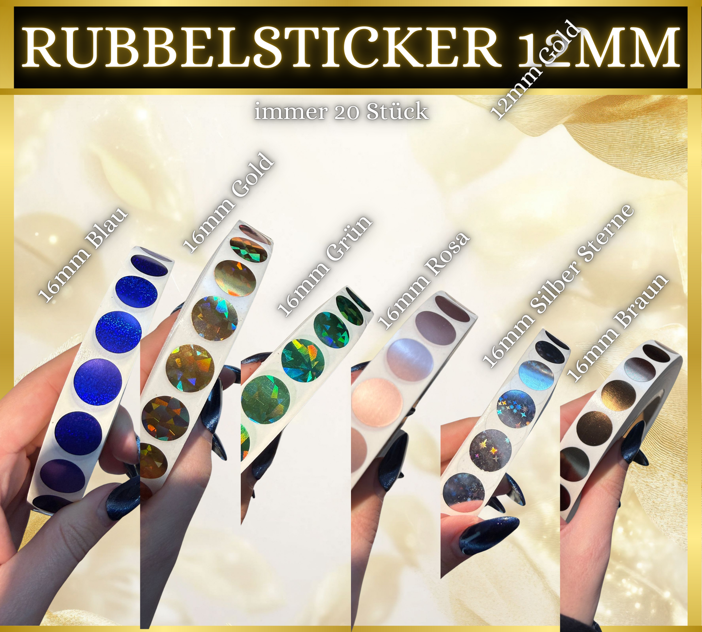 Rubbelsticker 16mm