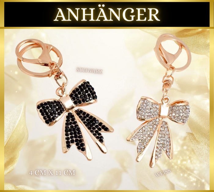 Anhänger Schleife Strass