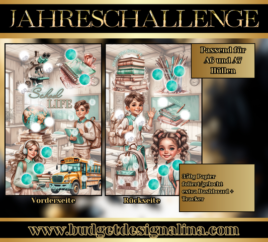 School Life - Mini Jahreschallenge/Einheftchallenge