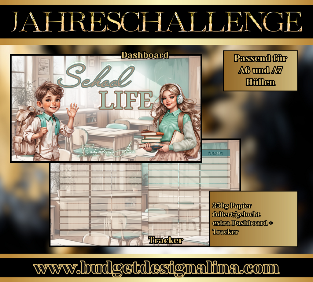 School Life - Mini Jahreschallenge/Einheftchallenge