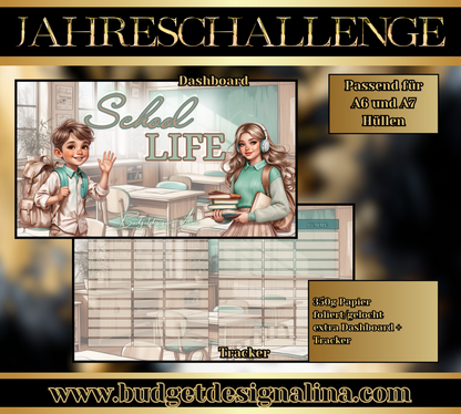 School Life - Mini Jahreschallenge/Einheftchallenge