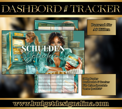 ABVERKAUF Dashboards & Tracker im Set für deine Sparziele