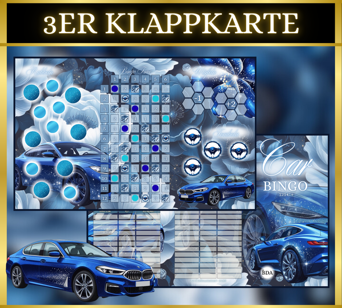 Carbingo 3er Klappkarte