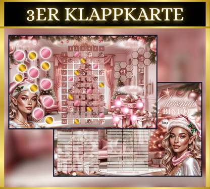 Christmas Bingo 3er Klappkarte