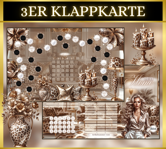 Leo Home 3er Klappkarte