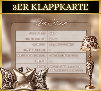 Leo Home 3er Klappkarte