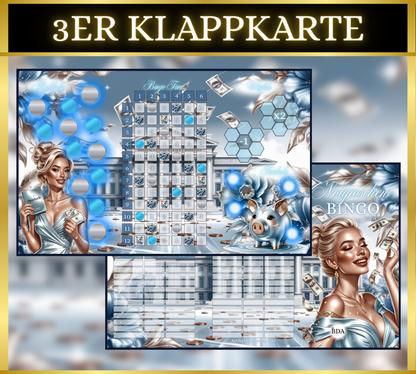 Notgroschen Bingo 3er Klappkarte