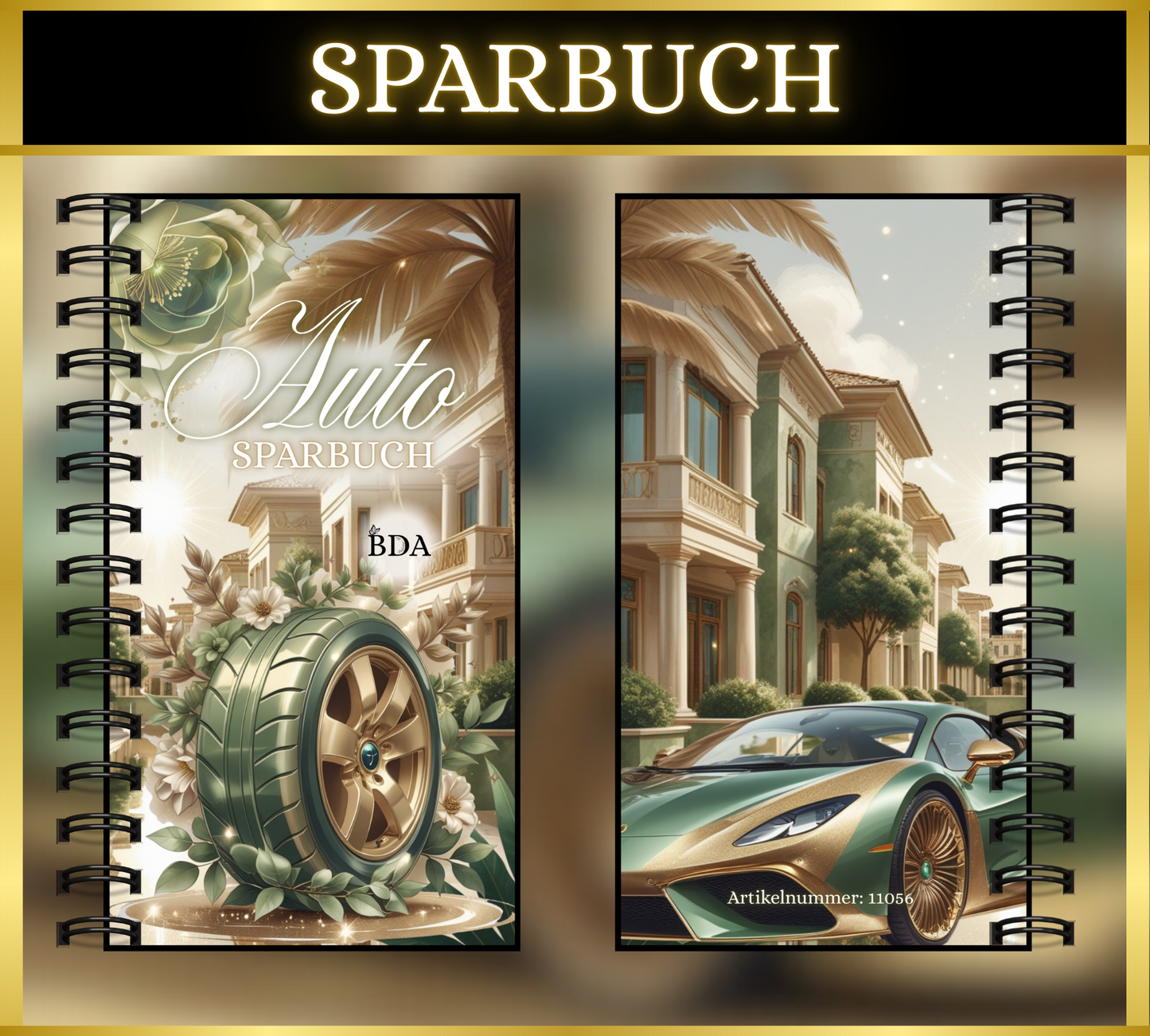 Sparbuch Mein Auto (matt foliert)