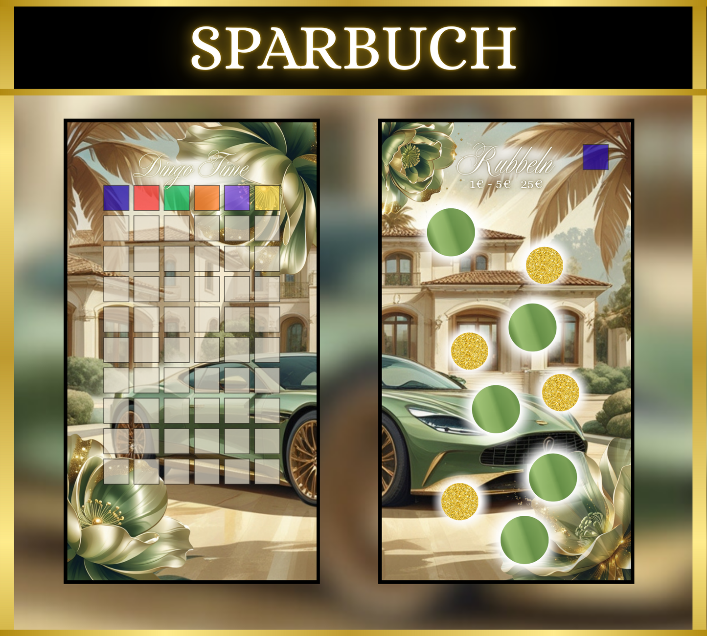 Sparbuch Mein Auto (matt foliert)