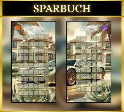 Sparbuch Mein Auto (matt foliert)