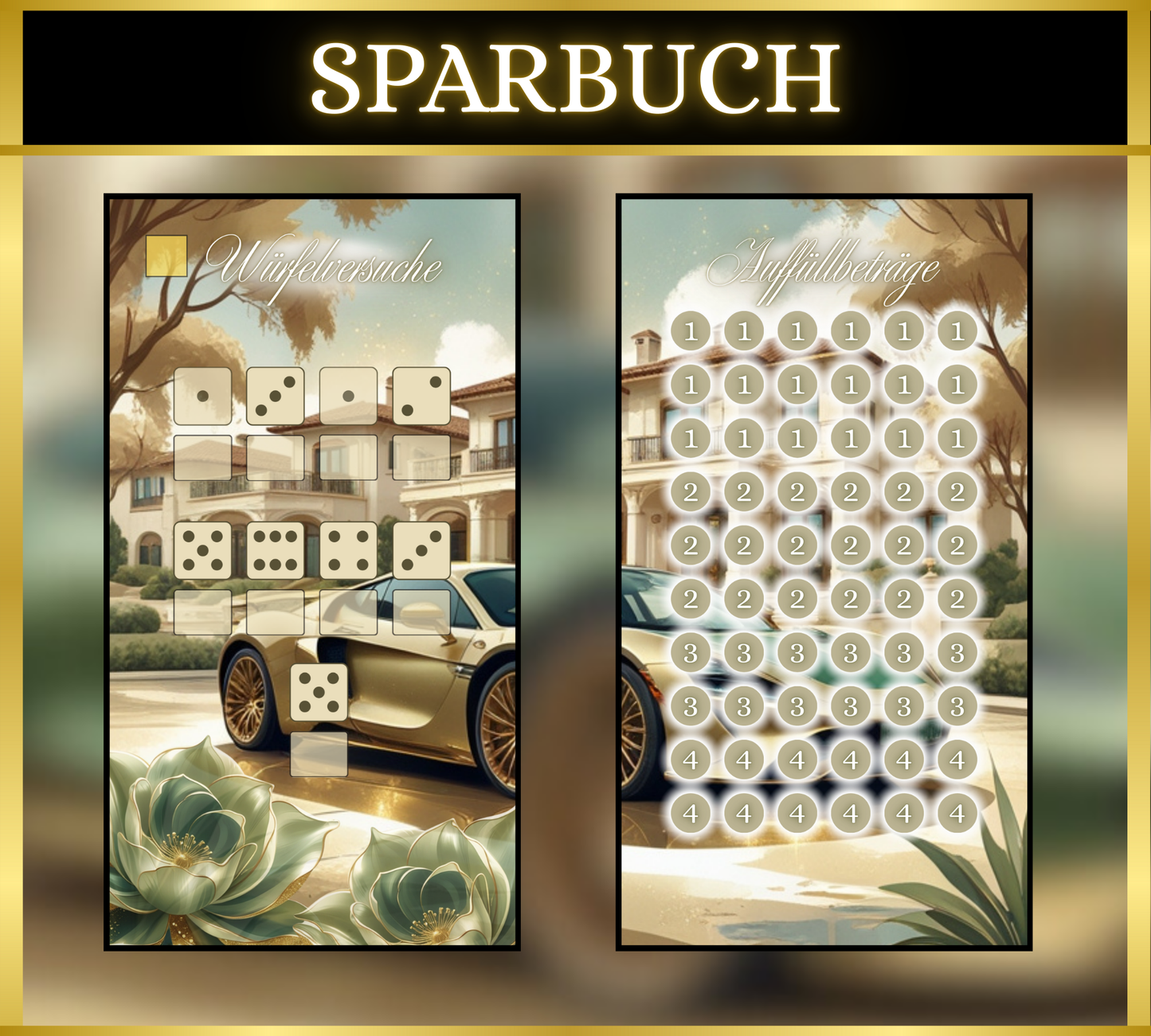 Sparbuch Mein Auto (matt foliert)