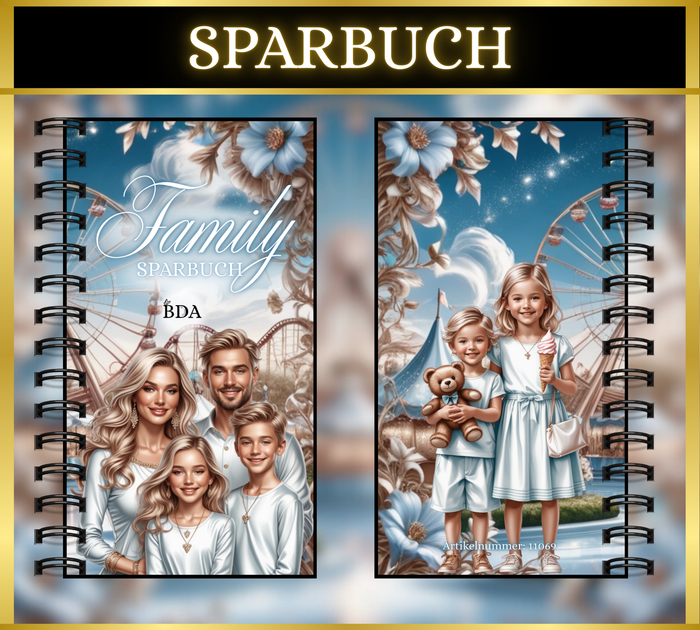 Sparbuch Family (matt foliert)