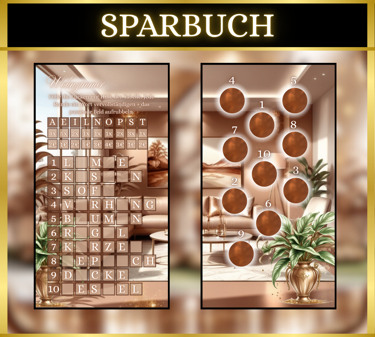 Sparbuch Home (matt foliert)