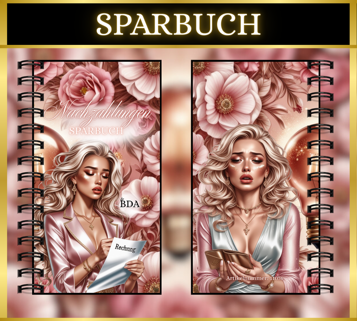 Sparbuch Nachzahlungen (matt foliert)